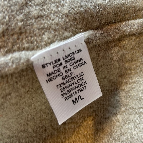 NWT La Miel Draped Cardigan Sweater / medium - Picture 7 of 9